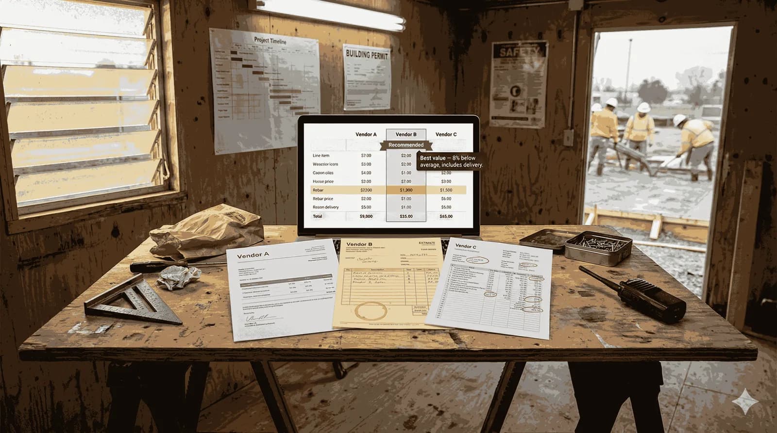 How Construction Companies Save 30% on Material Costs